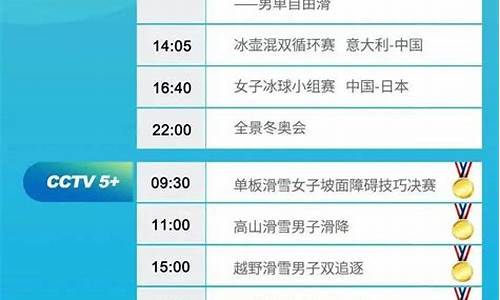 今日冬奥会赛程_今日冬奥会赛程安排